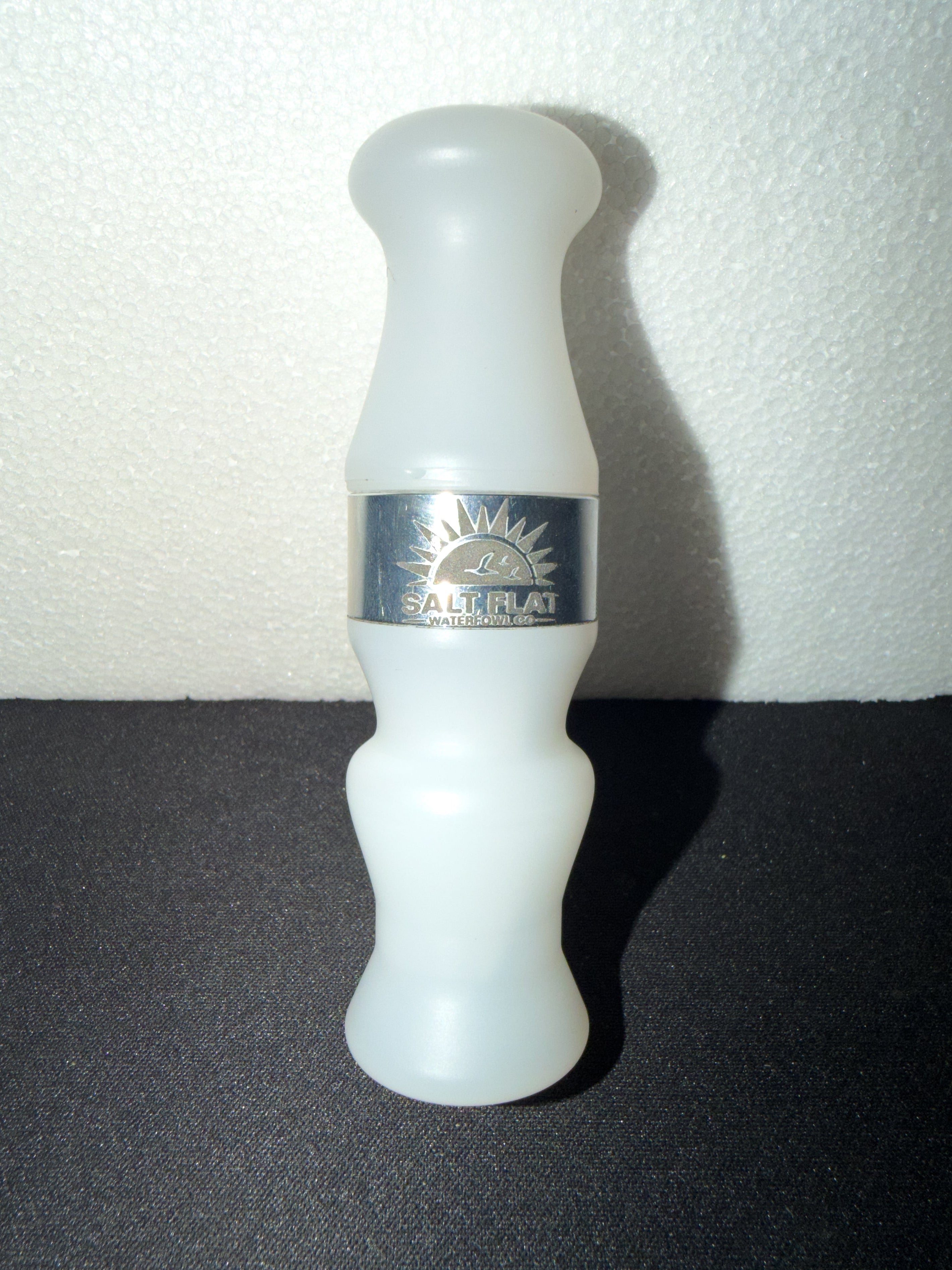 White Acrylic Single Reed Duck Call