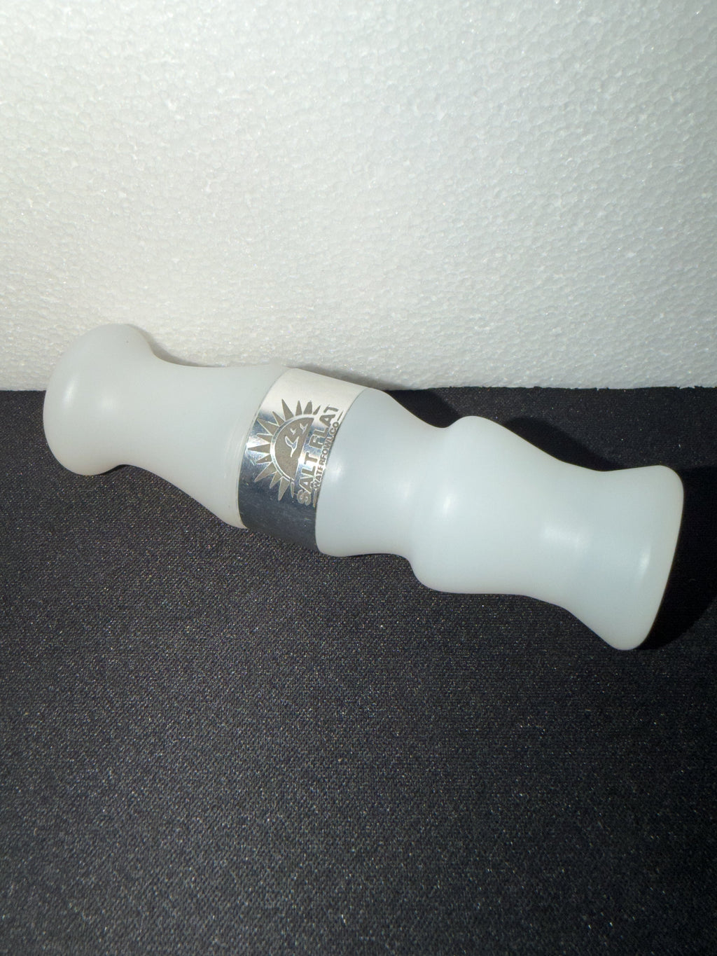 White Acrylic Single Reed Duck Call