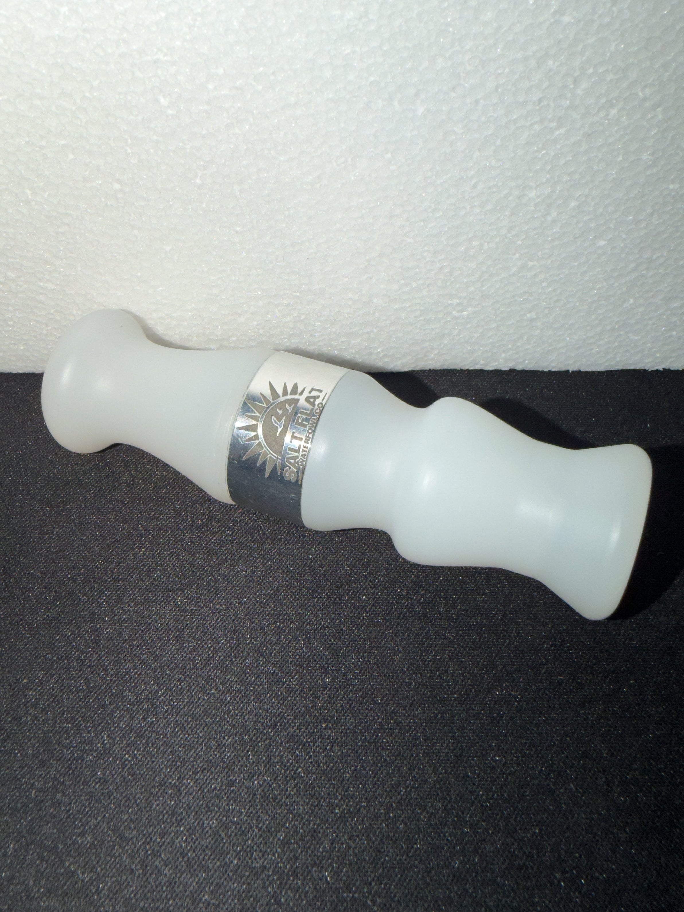 White Acrylic Single Reed Duck Call